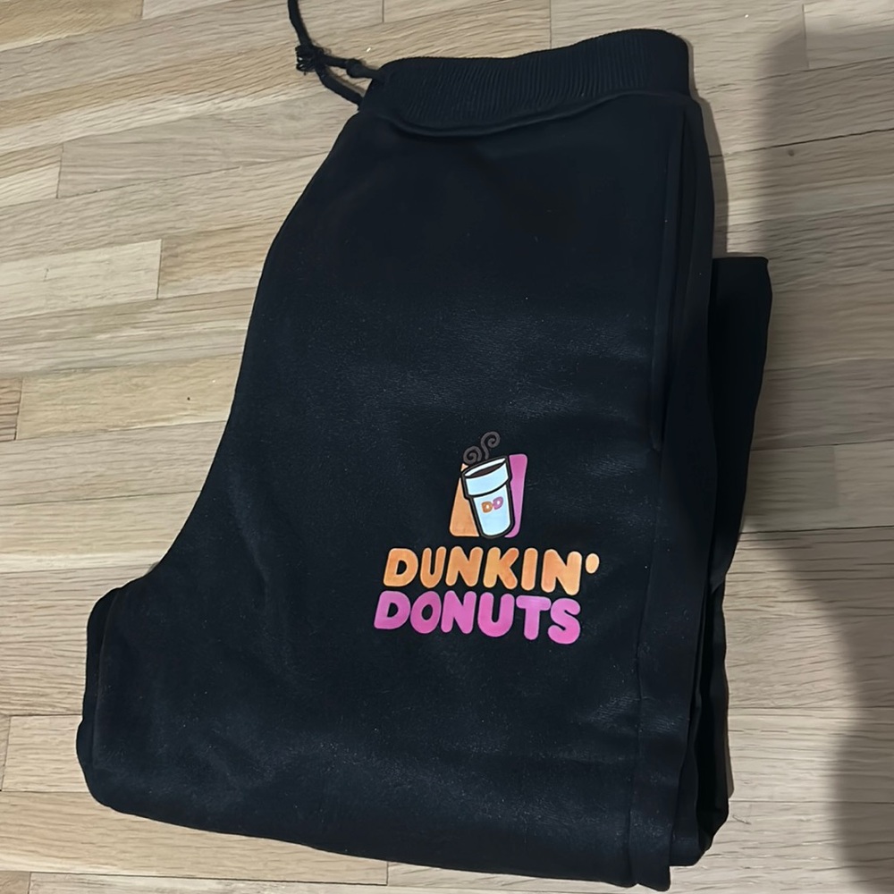 Dunkin’ Donuts sweatpants, never worn brand new with tag